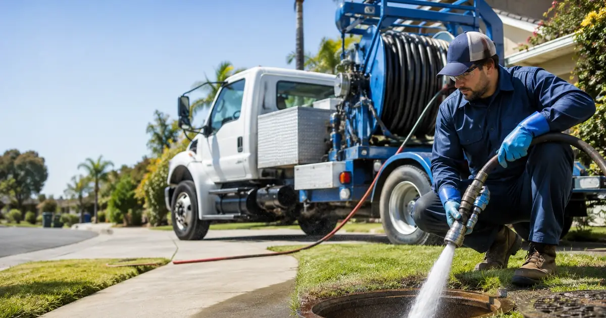 Hydro jet sewer cleaning Mojave